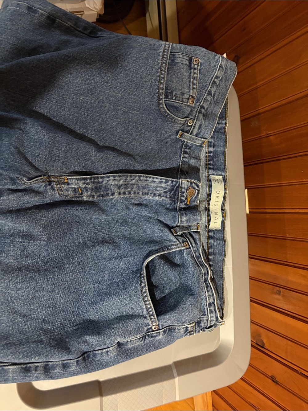 Arizona Jean Company Relaxed Fit Men's Denim Jeans - Medium Blue